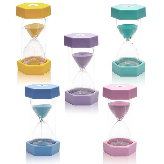 5 PCS MARCARON COLORFUL HOURGLASS SAND TIMERS ACRYLIC HOURGLASS TIMER 35102030 MINUTES SANDGLASS FOR CLASSROOM HOME KITCHEN OFFICE DECORATION