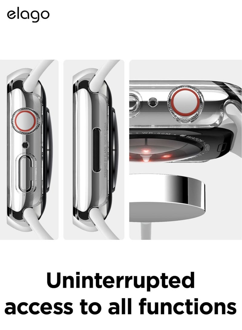 Elago Clear Shield for Apple Watch Series 8/7 (41mm) Case Cover - Clear - Image 5