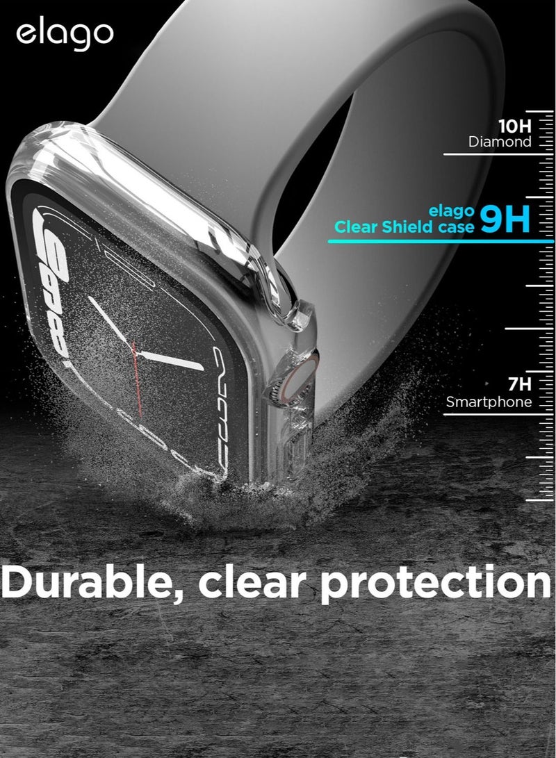 Elago Clear Shield for Apple Watch Series 8/7 (41mm) Case Cover - Clear - Image 3