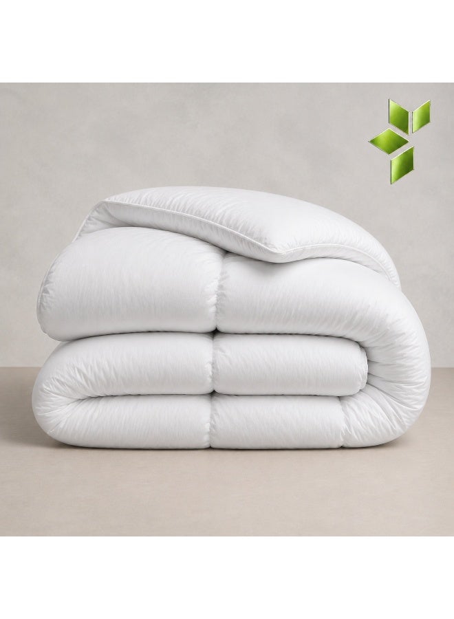 King Size Duvet Comforter | 220x240cm | 250 GSM | Ultra-Soft Microfiber | All-Season | Hotel Quality | Made in UAE – HRAD - Image 1