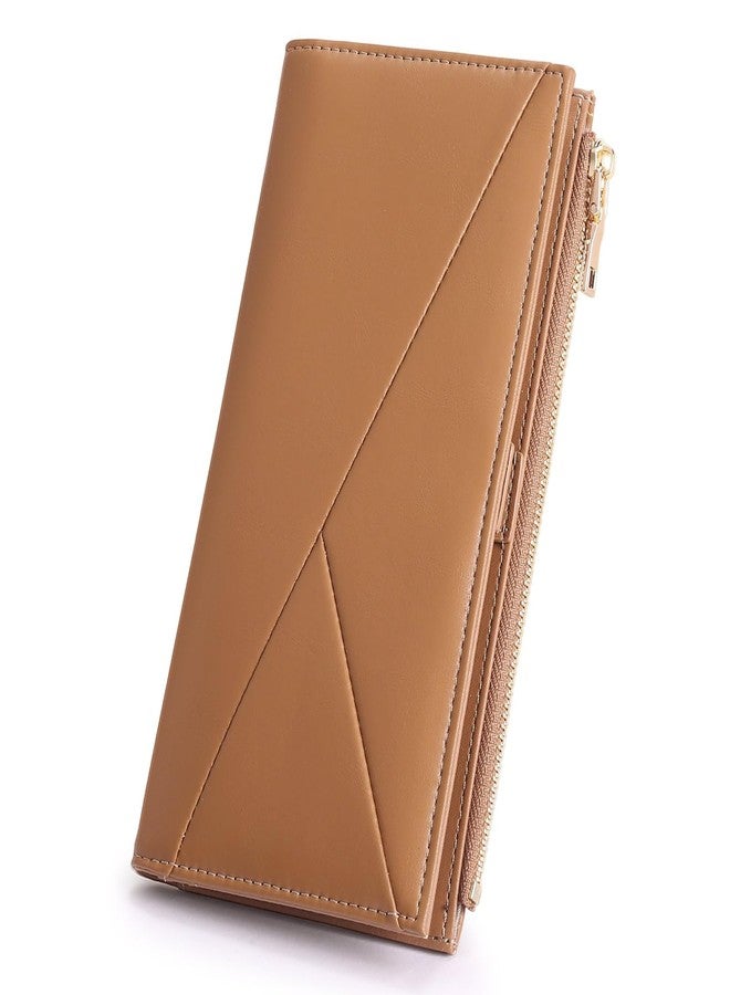FALAN MULE Ultra Slim Womens Wallet Bifold RFID Blocking Credit Card Holder for Women - Image 1