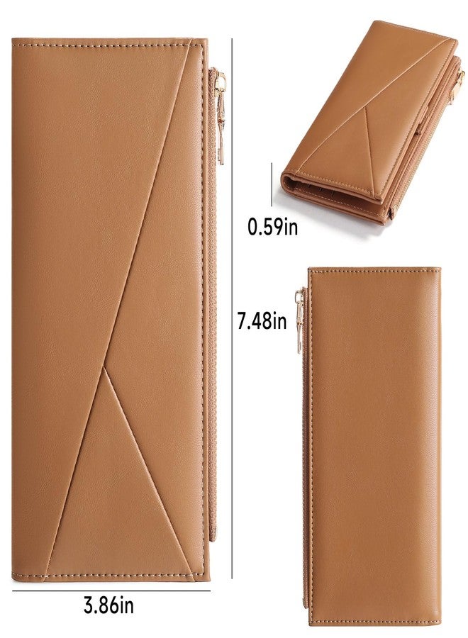 FALAN MULE Ultra Slim Womens Wallet Bifold RFID Blocking Credit Card Holder for Women - Image 3