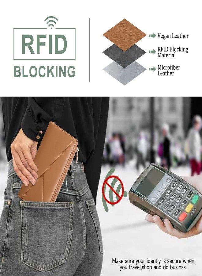 FALAN MULE Ultra Slim Womens Wallet Bifold RFID Blocking Credit Card Holder for Women - Image 4