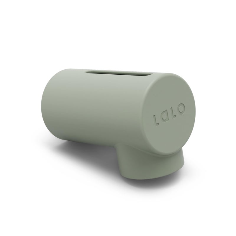 Lalo Spout Cover â€“ BPA-Free Silicone Bath Spout Safety Cover for Babies & Toddler, Fits Most Faucets, Soft & Durable Silicone Bathtub Faucet Cover, Easy to Clean - Sage - Image 1