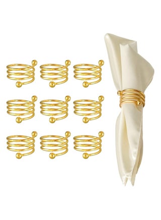 Elegant Gold Napkin Rings Set, 10Pcs Sturdy Metal Holders for Wedding and Dining Table Decor, Stylish Spring Design for Special Occasions - pzsku/ZCADAB9734DF9726C7FE5Z/45/_/1722836895/3926576c-ca86-4a53-bb8d-9f1beec6761e