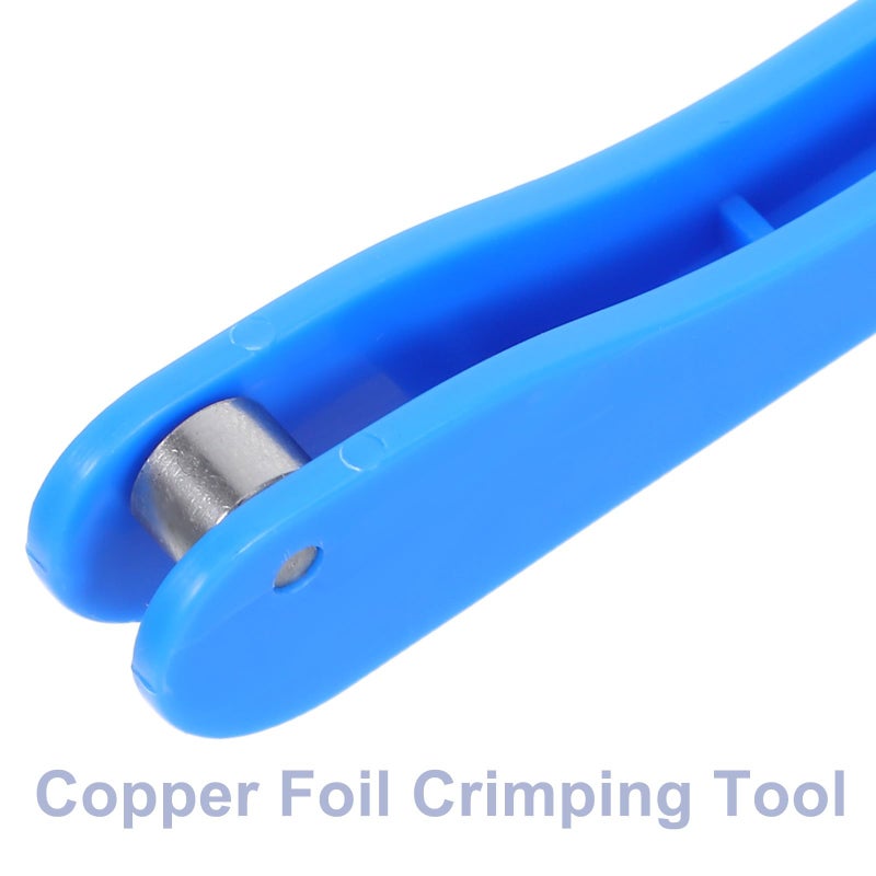 Blue Stained Glass Copper Foil Tool Set with Foil Applicator and Burnisher 2PCS - Image 4