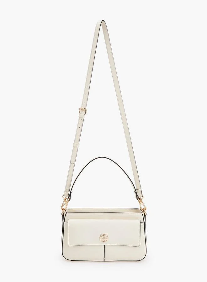 سيليست Logo Detail Crossbody Bag With Detachable Strap