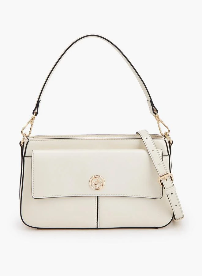 سيليست Logo Detail Crossbody Bag With Detachable Strap