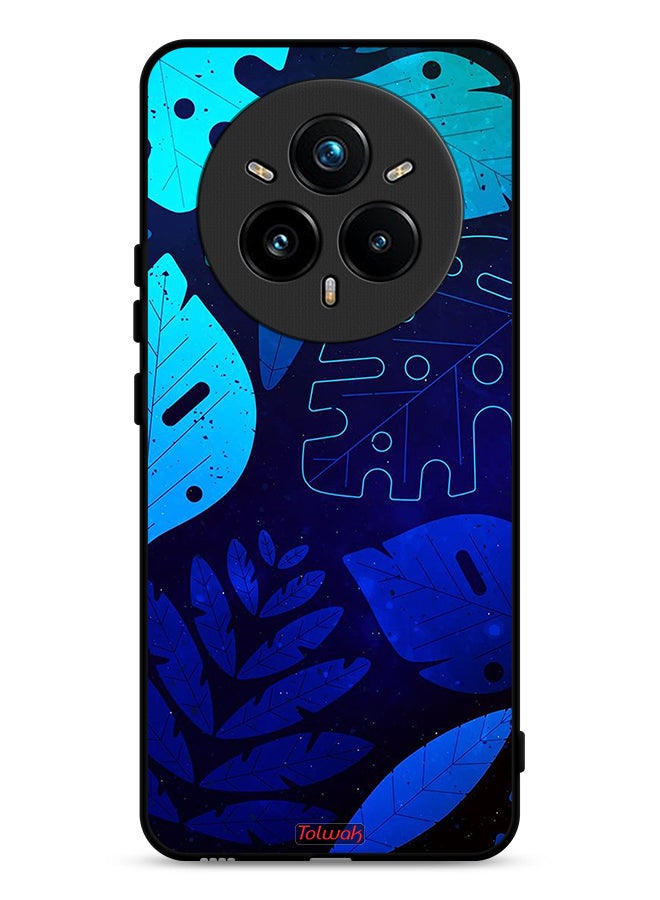 Tolwak Realme 14 Pro 5G Protective Case Cover Leaves Pattern