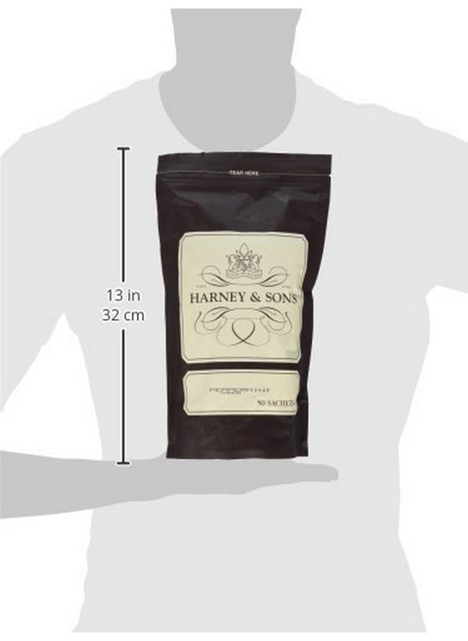 HARNEY & SONS Bag Of Sachets Peppermint 50 Count  - Image 4