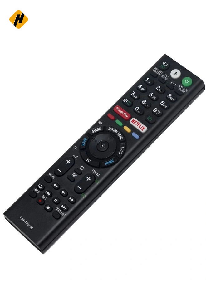 HuHa - Remote Control RMF-TX310E Replacement for Sony Bravia LED LCD TV KD-43XF8096 KD-43XF8505 KD-43XF8577 KD-43XF8588 KD-43XF8596 KD-43XF8599 KD-43XF8796 KD-499 XE800 4 KD-49XE8005 with battery - Image 1