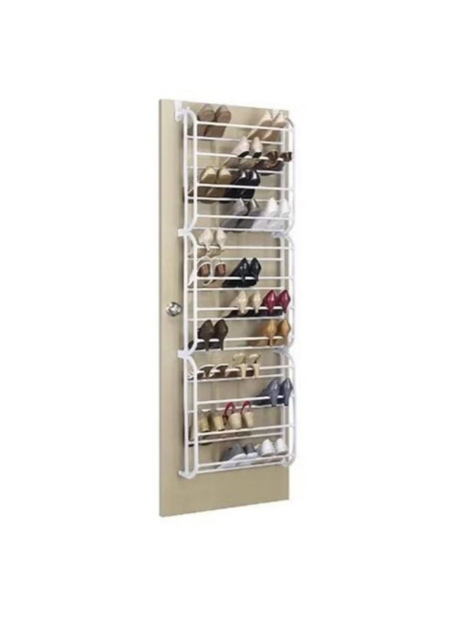 Shoe Star - Shoe Rack Organizer Wall Hanging Over The Door 12 Layers Closet Storage 36 Pair - Image 1