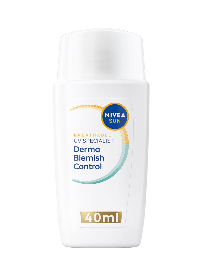 Nivea Derma Skin Clear Dry Touch Sun Fluid SPF 50+With Niacinamide - Image 1