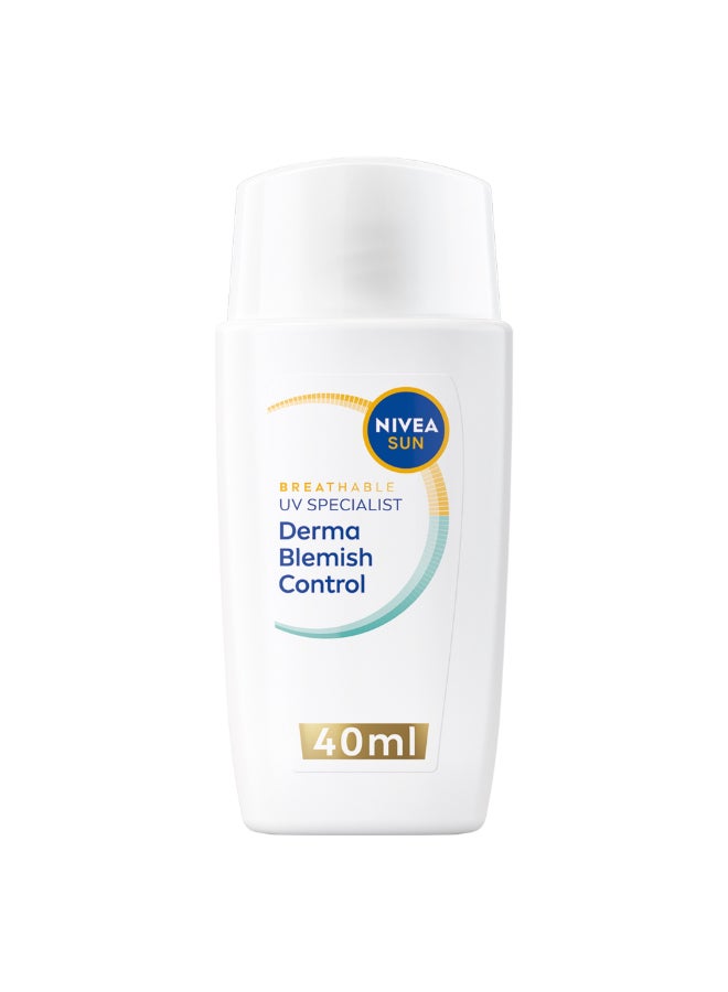 Nivea Derma Skin Clear Dry Touch Sun Fluid SPF 50+With Niacinamide - Image 2