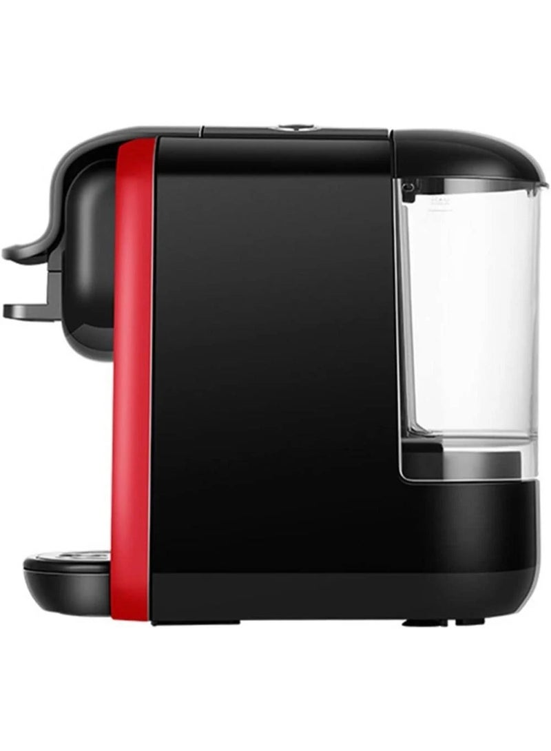 DENX Multi-Capsule Espresso Coffee Maker DX2530 – 1450W 19-Bar High Pressure Pump, 0.6L Water Tank, Compatible with Nespresso & Dolce Gusto Capsules and Coffee Powder – Red/Black - Image 5