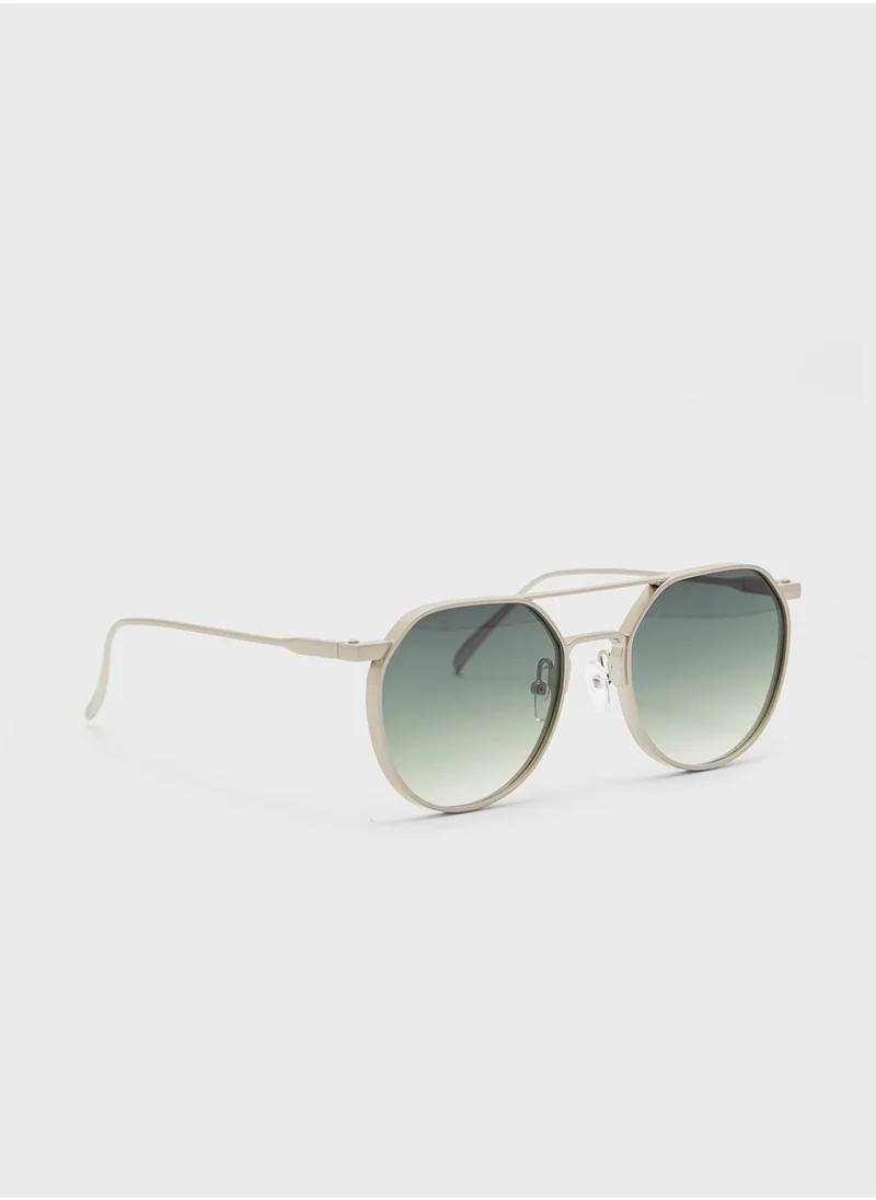 Seventy Five Oval Retro Sunglasses