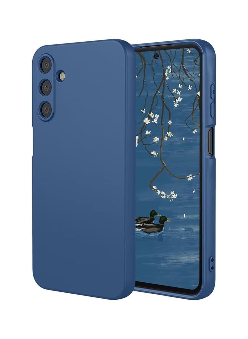 Samsung Galaxy S25 Plus Case Scratch Resistant Soft TPU Back Cover Shockproof Silicone Gel Rubber Bumper Anti-Fingerprints Full-Body Protective Case Cover for Samsung Galaxy S25 Plus Blue