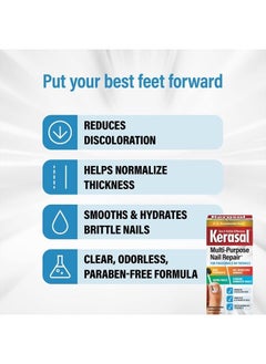 Kerasal Multi-Purpose Nail Repair, Nail Solution for Discolored and Damaged Nails, 0.43 fl oz  - Image 3