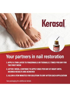 Kerasal Multi-Purpose Nail Repair, Nail Solution for Discolored and Damaged Nails, 0.43 fl oz  - Image 5