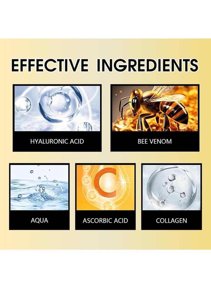 KASTWAVE Bee Venom Eye Cream, Temporary Eye Tightener Eye Cream, Instant Reduces Under-Eye Bags, Dark Circles&Puffiness, Anti Aging Fine Lines Eye Cream, Firm That Delicate Skin Under Your Eyes  - Image 3