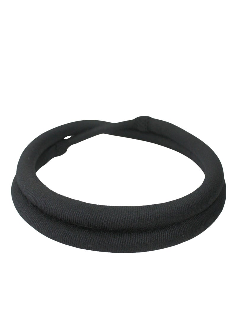 Toby Men’s Traditional Black Wool Agal – Handmade – Stitched & Fixed Design – Lightweight Headband for Shemagh & Ghutra – Classic Gulf Style - Image 1