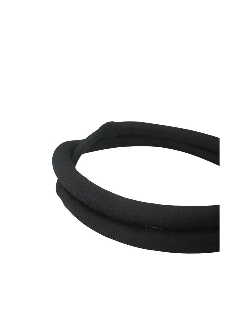 Toby Men’s Traditional Black Wool Agal – Handmade – Stitched & Fixed Design – Lightweight Headband for Shemagh & Ghutra – Classic Gulf Style - Image 2