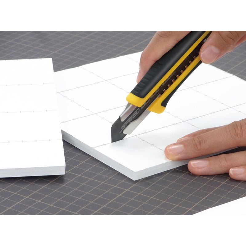 OLFA 18mm Heavy-Duty Utility Knife (LA-X) - Multi-Purpose No-Slip Grip Utility Knife w/Reinforced Fiberglass Handle & Snap-Off Blade, Replacement Blades: Any OLFA 18mm Blade - Image 3