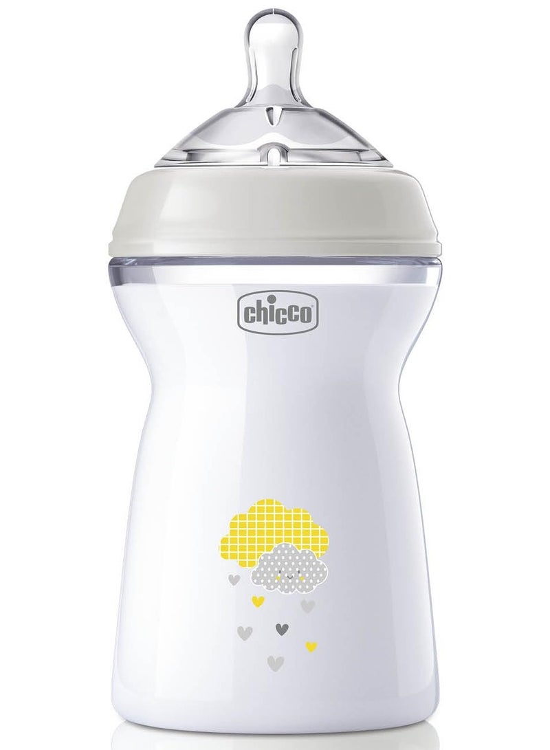 Chicco Naturalfeeling Bottle 330Ml Fast Flow 6M+ Silicone, NEUtral