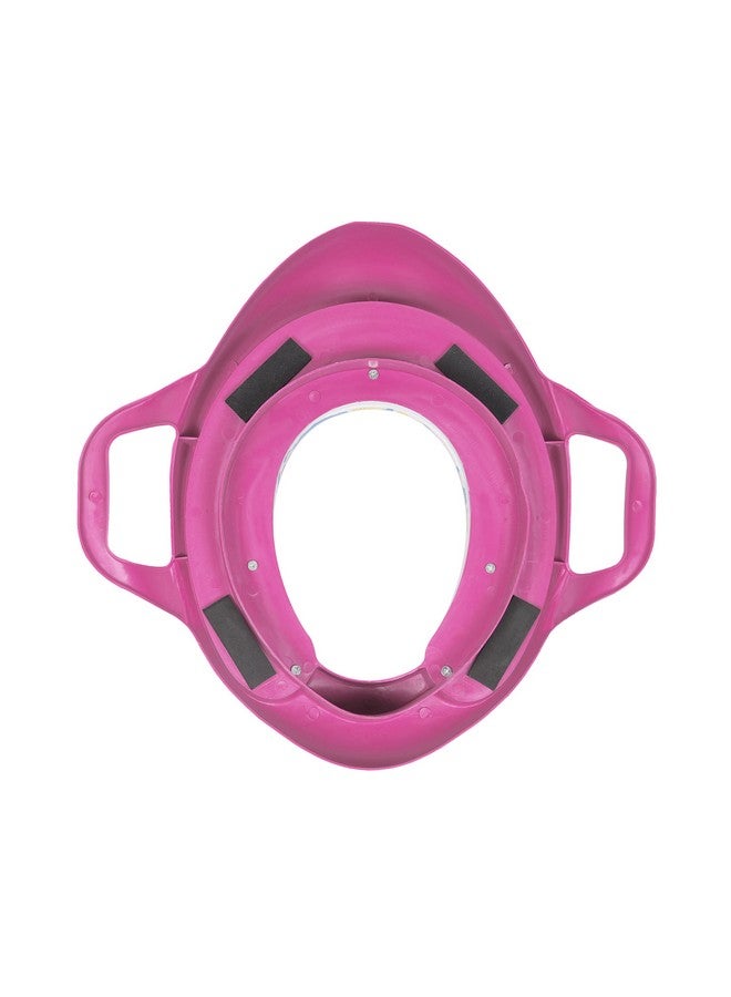 FLIPZON Premium Baby Cushioned Potty Seat, Toilet Seat with Handle for kids (Lavender Pink) - Image 4