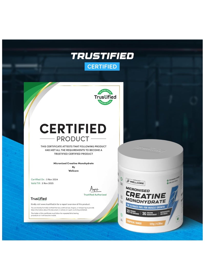 Wellversed Wellcore Creatine Monohydrate Tropical Tango 122g  - Image 4