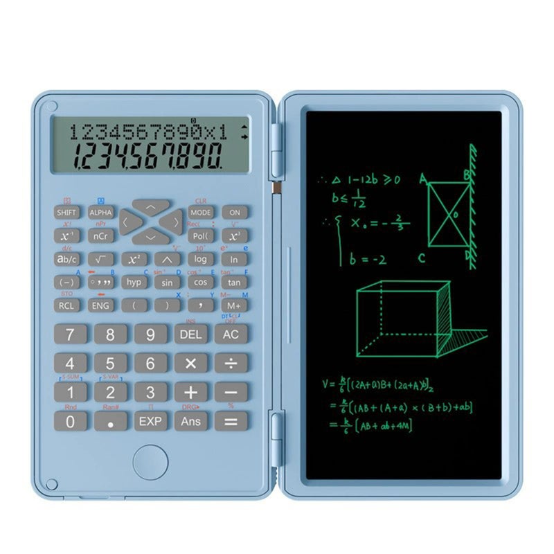 6Inch Large Screen Scientific Calculator ，12-Digit Calculator Writing, Foldable Financial Calculator, for School Offic - Image 1