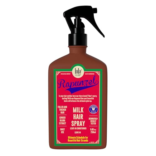 Lola From Rio Rapunzel Milk Spray for Women Hydrating LeaveIn Conditioner Detangler Lightweight Moisturizing Hair Treatment for Dry Damaged Hair 845 fl oz - Image 1
