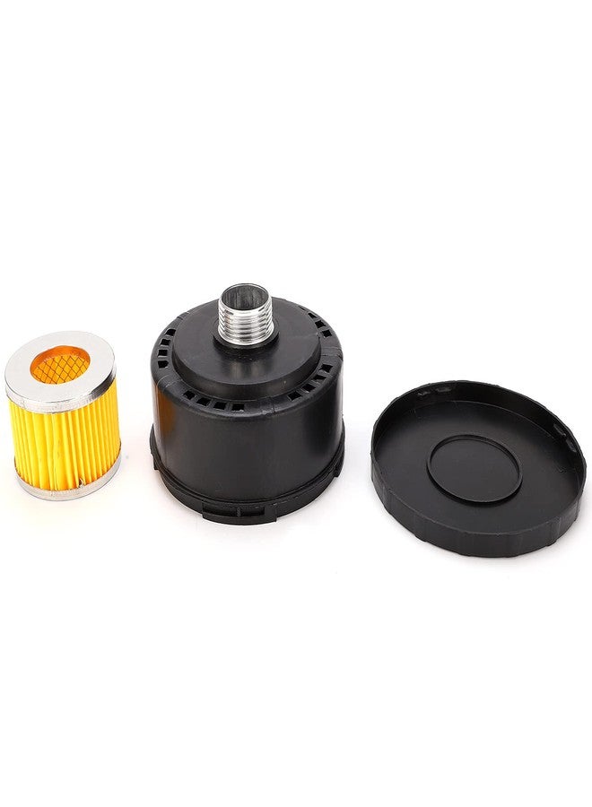 ناروت فلتر هواء ضاغط الهواء، أجزاء ضاغط الهواء المركزي، كاتم صوت ضاغط الهواء 3/4 25 مم قطر مدخل الفلتر 80 مم غلاف بلاستيكي دائري كاتم صوت - Image 4