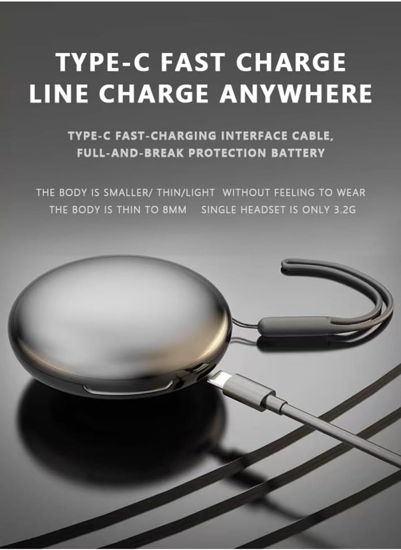 GUDOO 2024 Active Noise Canceling Sleep Headphones, Invisible, Comfortable, Noise-Isolating, Sleep Headphones, Bluetooth 5.4, for Sleeping, Side Sleepers, Driving, Cycling, Hi-Res Sound, Comfortable Fit  - Image 2