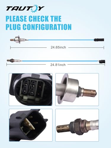 TAUTOY 234-5029 234-4238 Oxygen O2 Sensor Upstream Downstream for Hyundai Sonata 09-14.for Santa Fe 10-16,for Tucson 10-14,for Optima 11-15,for Rondo 09-12,for Forte5 12-13.for Sorento 11-15,Sportage 13-16 - Image 2