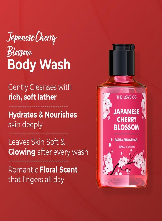 ذا لوف كو. مجموعة هدايا العناية بالجسم من ذا لوف كو. برائحة زهر الكرز الياباني | غسول للجسم، لوشن للجسم، وبخاخ للجسم | عبوة من 3 قطع | للرجال والنساء | مجموعة تدليل مثالية لأعياد الميلاد، والذكرى السنوية، وجميع المناسبات الخاصة | تغليف هدايا فاخر، نباتي 100% - Image 3