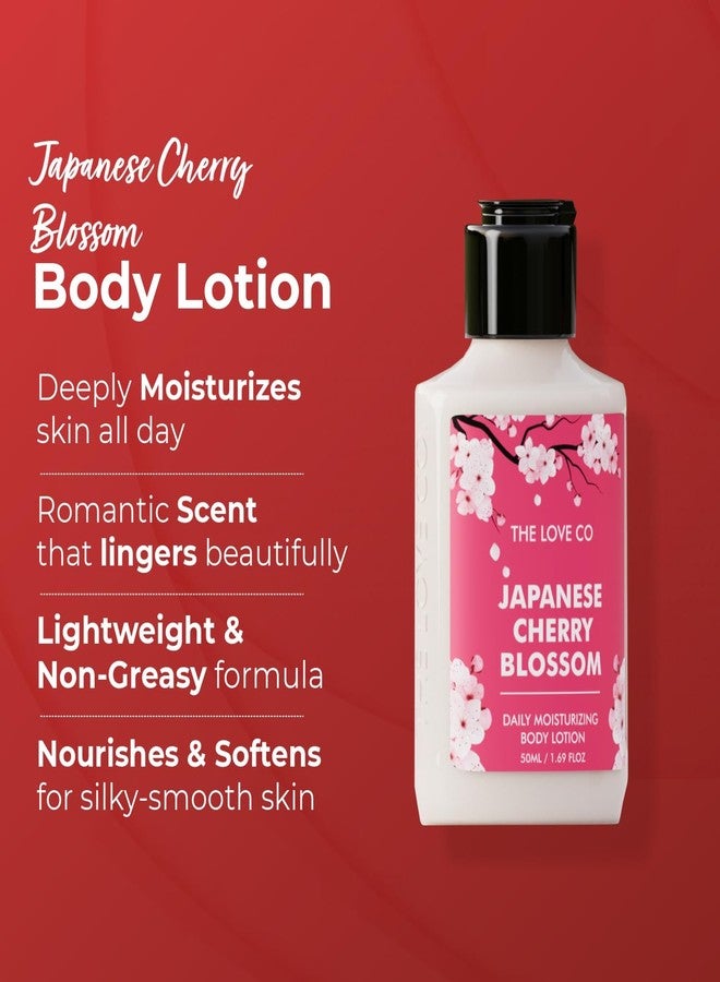 ذا لوف كو. مجموعة هدايا العناية بالجسم من ذا لوف كو. برائحة زهر الكرز الياباني | غسول للجسم، لوشن للجسم، وبخاخ للجسم | عبوة من 3 قطع | للرجال والنساء | مجموعة تدليل مثالية لأعياد الميلاد، والذكرى السنوية، وجميع المناسبات الخاصة | تغليف هدايا فاخر، نباتي 100% - Image 4