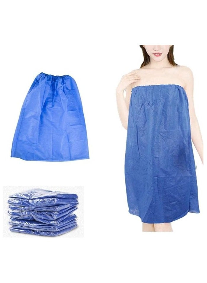 HK Disposable Tube Gown Blue CZY1024 10pcs pack-1000pcs ctn - Image 2