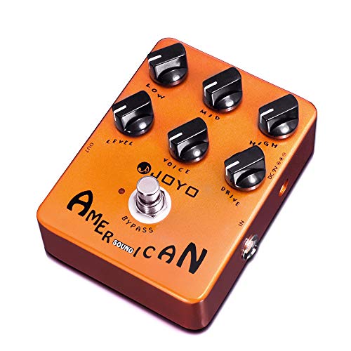 JOYO American Sound Amp Simulator Pedal of Fd 57 Deluxe Amplifier from Clean to Overdrive Sound for Electric Guitar Effect - Bypass (JF-14) - Image 1