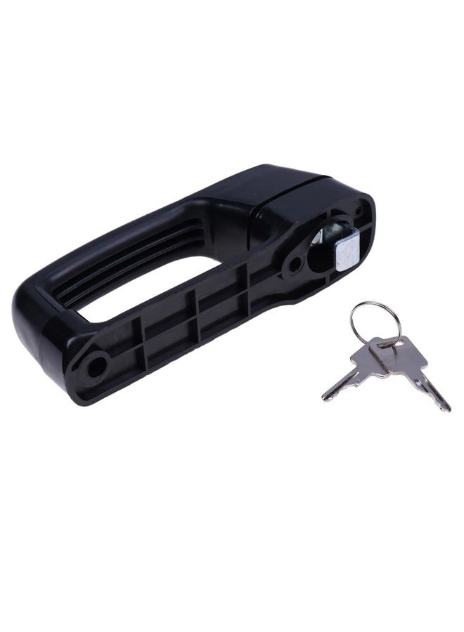 JZGRDN Front Door Latch Handle & Bezel Assembly 7109662 Compatible with Bobcat 753 873 150 S160 S175 S185 S205 S220 S250 S300 S330 S740 T140 T160 T190 T200 T250 T300 Skid Steer Loader - Image 4