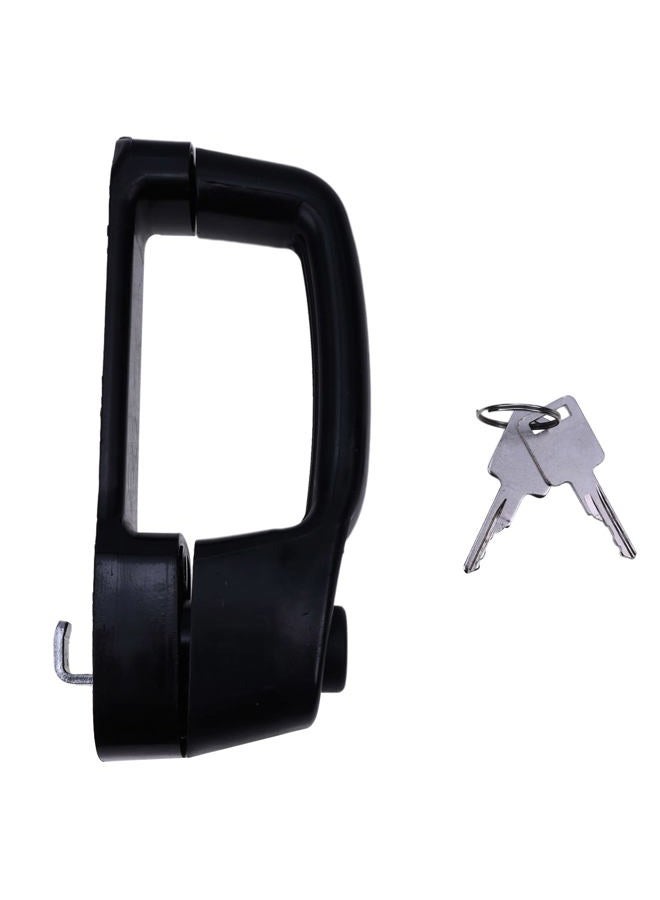 JZGRDN Front Door Latch Handle & Bezel Assembly 7109662 Compatible with Bobcat 753 873 150 S160 S175 S185 S205 S220 S250 S300 S330 S740 T140 T160 T190 T200 T250 T300 Skid Steer Loader - Image 5