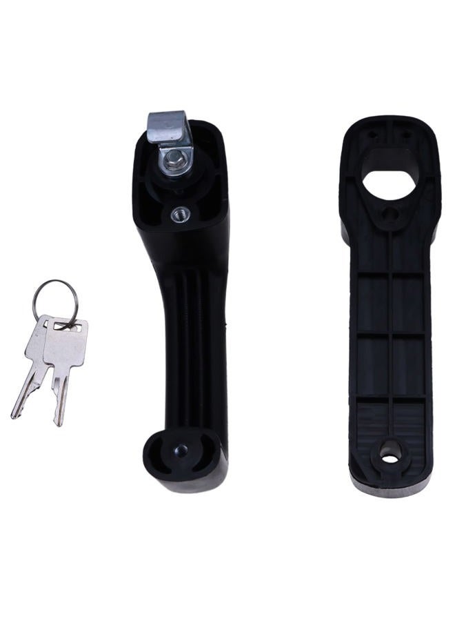 JZGRDN Front Door Latch Handle & Bezel Assembly 7109662 Compatible with Bobcat 753 873 150 S160 S175 S185 S205 S220 S250 S300 S330 S740 T140 T160 T190 T200 T250 T300 Skid Steer Loader - Image 2