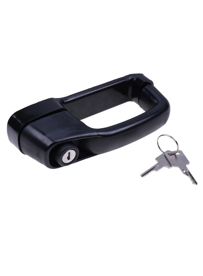 JZGRDN Front Door Latch Handle & Bezel Assembly 7109662 Compatible with Bobcat 753 873 150 S160 S175 S185 S205 S220 S250 S300 S330 S740 T140 T160 T190 T200 T250 T300 Skid Steer Loader - Image 3