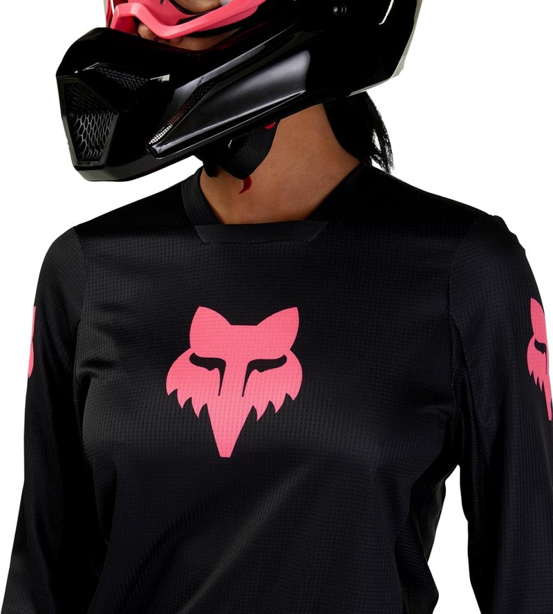 Fox Racing Women's Blackout Jersey, Windbreaker, Black, XL - Image 3