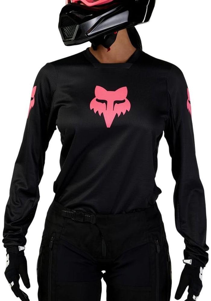 Fox Racing Women's Blackout Jersey, Windbreaker, Black, XL - Image 1