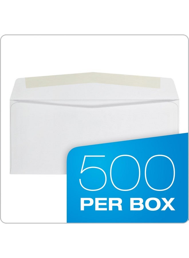 Quality Park #9 Envelopes, Letter Size White Mailing Envelopes, 3-7/8 X8-7/8 Inch, No Window Business Envelopes, Gummed Closure, 500/Box (Qua90090) - Image 4