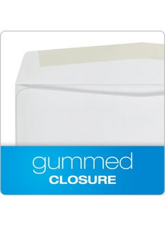 #9 Envelopes, Letter Size White Mailing Envelopes, 3-7/8 X8-7/8 Inch, No Window Business Envelopes, Gummed Closure, 500/Box (Qua90090) - pzsku/ZCADBFA5ABD90BD5C756AZ/45/_/1731922307/bb871e30-1397-445b-9cf8-cae685719378