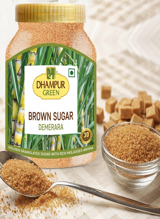 DHAMPURGREEN سكر دهامبورجرين البني ديميرارا، 800 غرام | قصب سكر ديميرارا الذهبي البني | مصدر للمعادن | بديل صحي للسكر الأبيض | خالٍ من المواد الكيميائية والكبريت والمواد الحافظة - Image 4