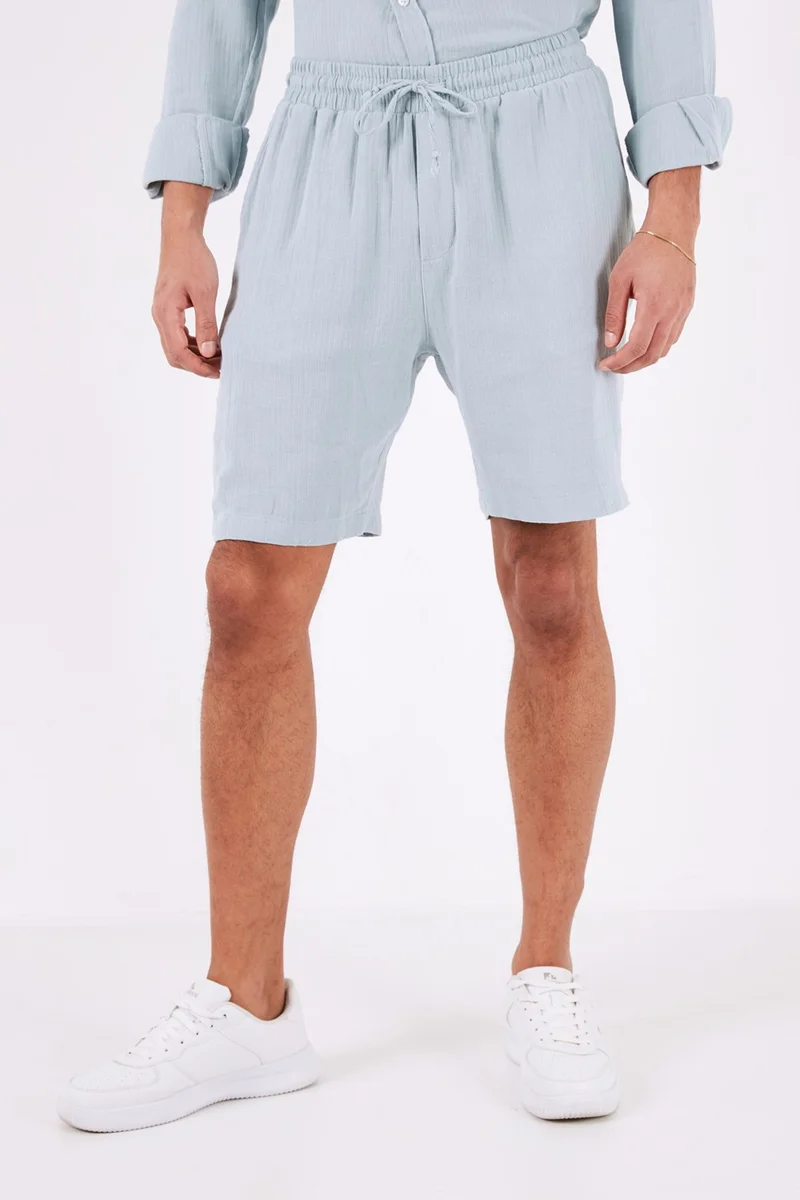 Buratti Cotton Regular Fit Pocketed Short Men's Short CF24S657802