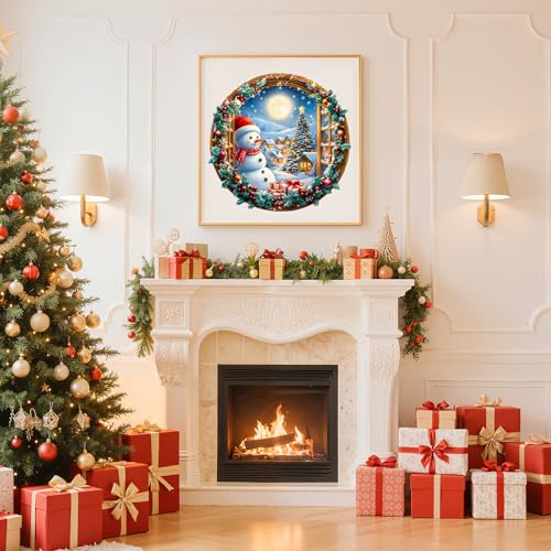 Purdicra Wooden Puzzles for Adults Snowmans Vigil Wooden Jigsaw Puzzle Unique Animal Shaped Wood Puzzles Adult Christmas Birthday Gifts for FriendsFamily Home Decor 114 11in 200pcs - Image 5